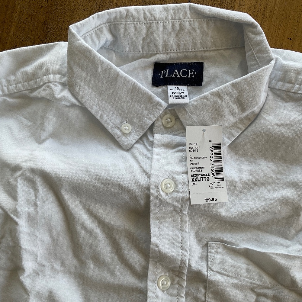 Children’s button up dress shirt